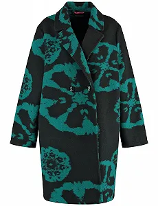 Коротка куртка Samoon З довгими рукавами візерункова - Фото 1