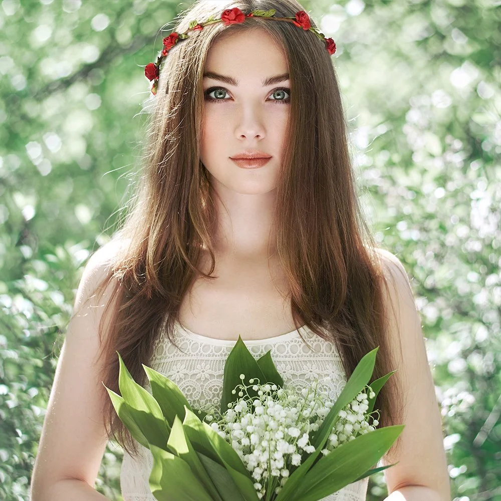 Вінок для волосся з квітами FEPITO, фото №4