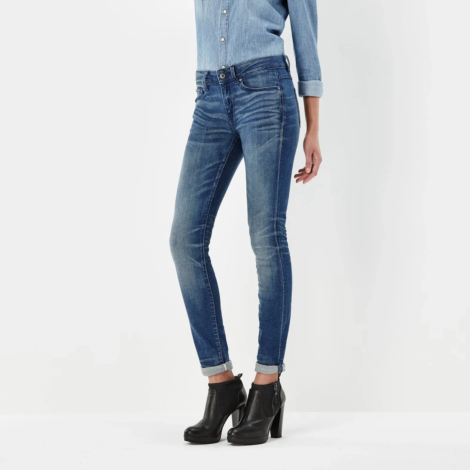 Жіночі джинси G-Star RAW Damen  Jeans  Skinny - 30, фото №1