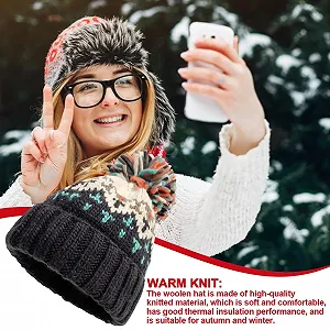 Зимняя шапка с помпоном synthetic.ua - Фото 1