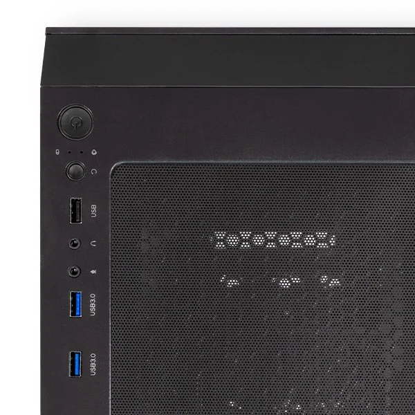Корпус для ПК UNYKAch AERO C35 / Встроенный БП 500W / ATX, Micro-ATX, Mini-ITX / Боковое стекло / Mesh / Черный, фото №8 Корпус для ПК UNYKAch AERO C35 / Встроенный БП 500W / ATX, Micro-ATX, Mini-ITX / Боковое стекло / Mesh / Черный, фото №8