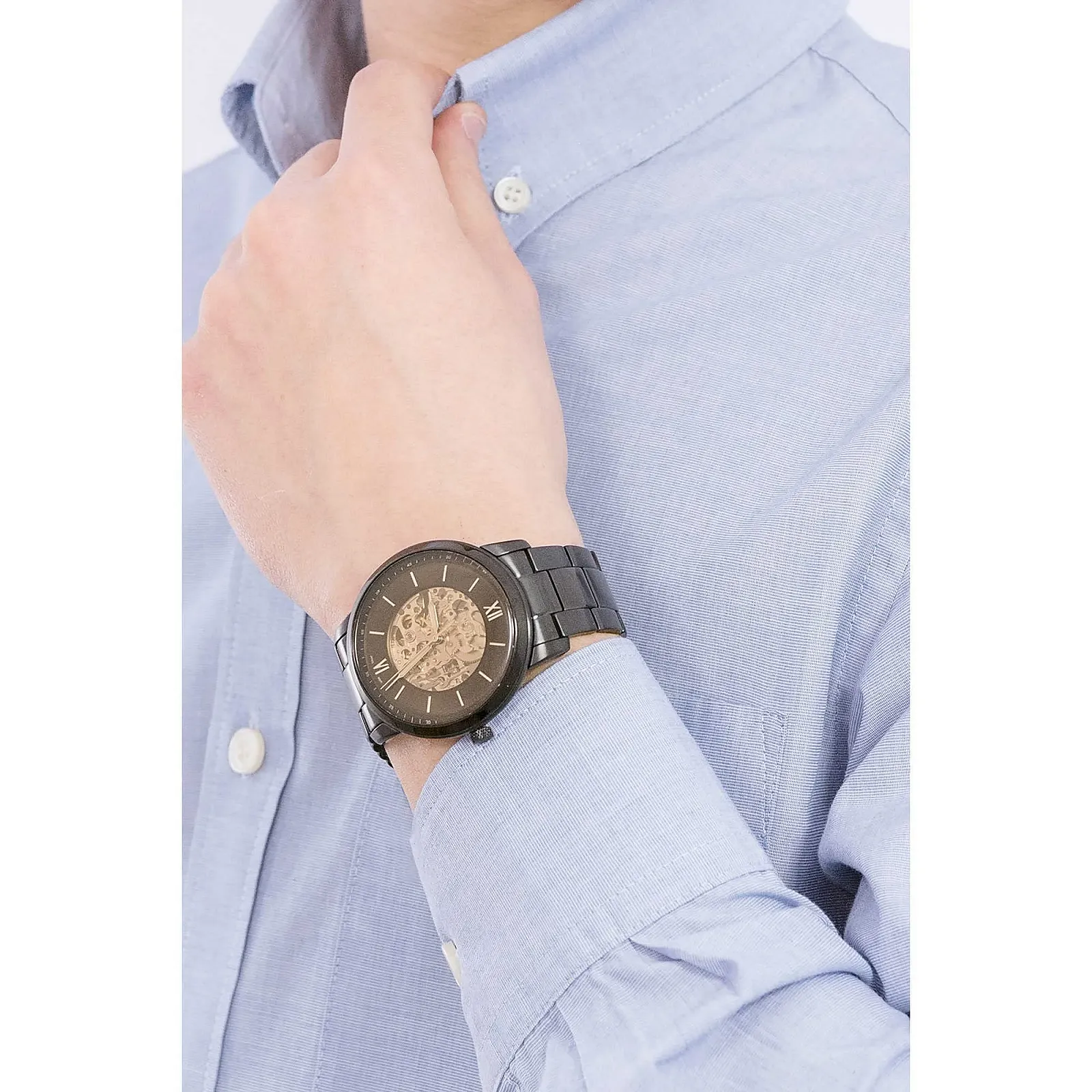 Мужские часы Fossil Neutra Автоматический механизм из нержавеющей стали, фото №2 Мужские часы Fossil Neutra Автоматический механизм из нержавеющей стали, фото №2