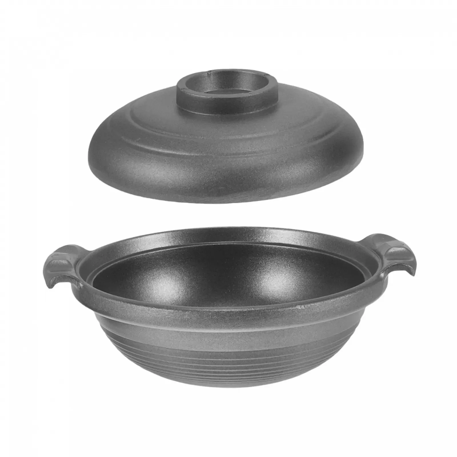 Каструля керамічна ABOOFAN з двома ручками антипригарна термостійка, фото №1