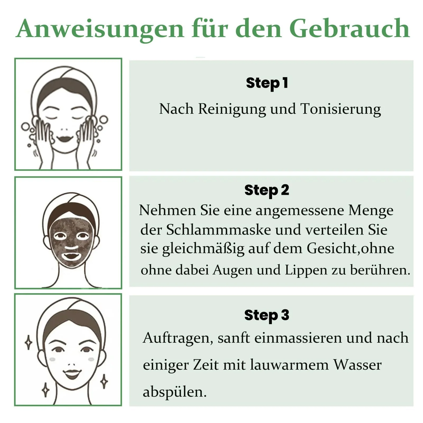 Маска Глиняна Soleneva Набір 3 шт. Зелений чай, Куркума, Грязь, фото №6 Маска Глиняна Soleneva Набір 3 шт. Зелений чай, Куркума, Грязь, фото №6