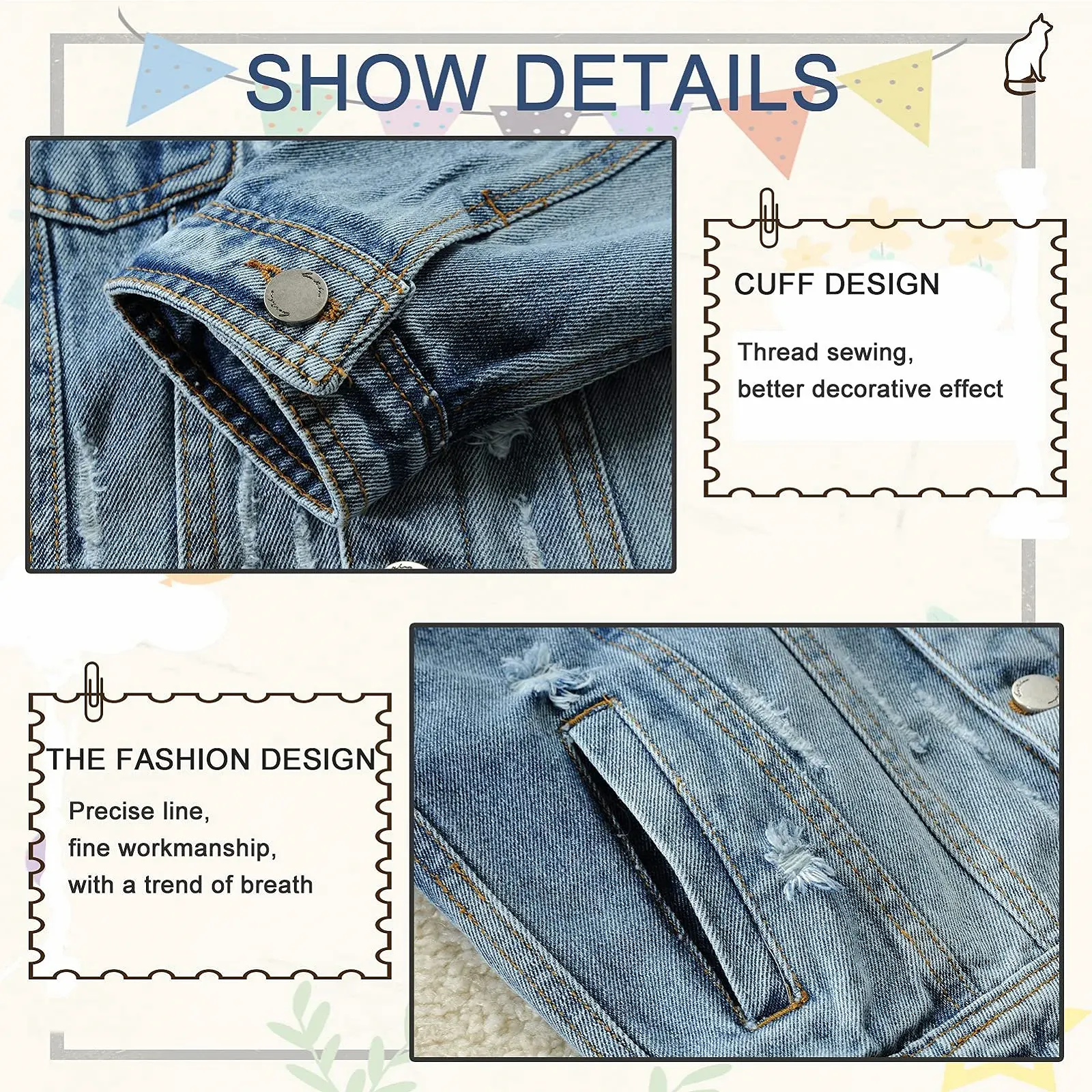 Джинсовая куртка для мальчиков L SERVER, детское, фото №4 Джинсовая куртка для мальчиков L SERVER, детское, фото №4