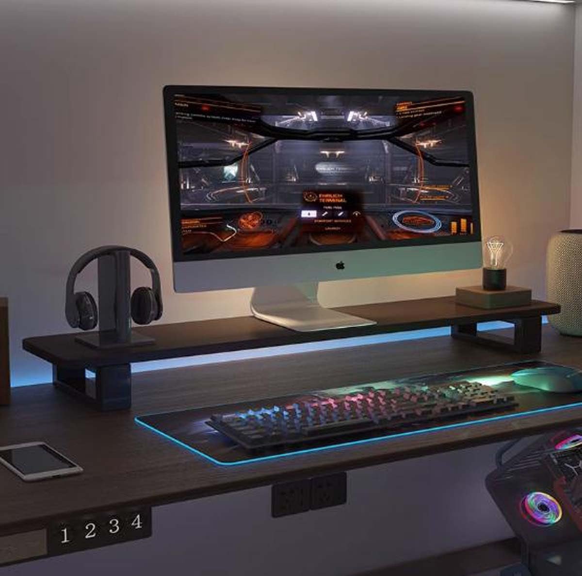 Подставка под монитор, Vintage Walnut Подставка для экрана компьютера/ноутбука, высота 12 см, эргономичная подставка для офисного домашнего рабочего стола, фото №6