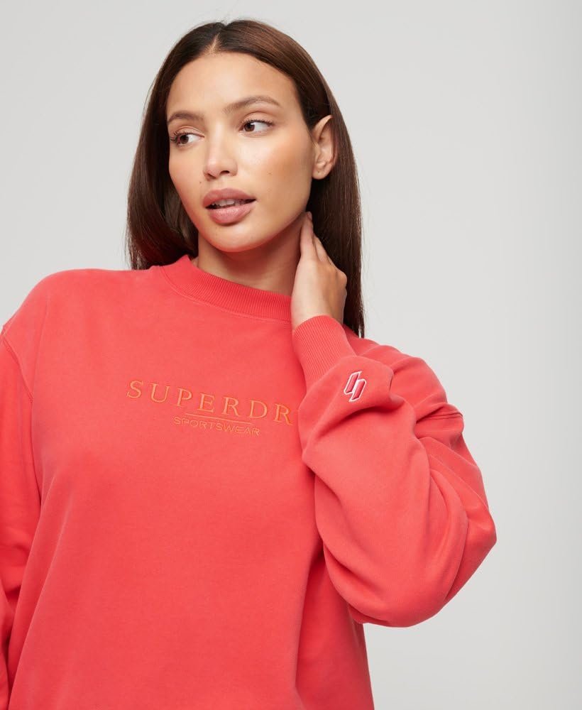 Толстовка Superdry Свободная с вышивкой Женская, фото №2