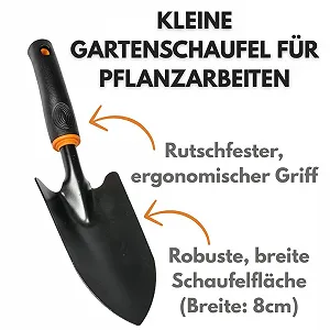 Садова лопатка pokm toolsmarket Мала для посадки, широка ручна synthetic.ua - Фото 1