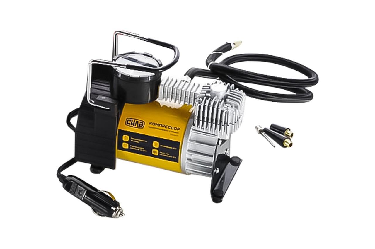 Мінікопресор автомобільний Сила 12 В x 10 бар 35 л/мин однопошної автостоп 900405, фото №2