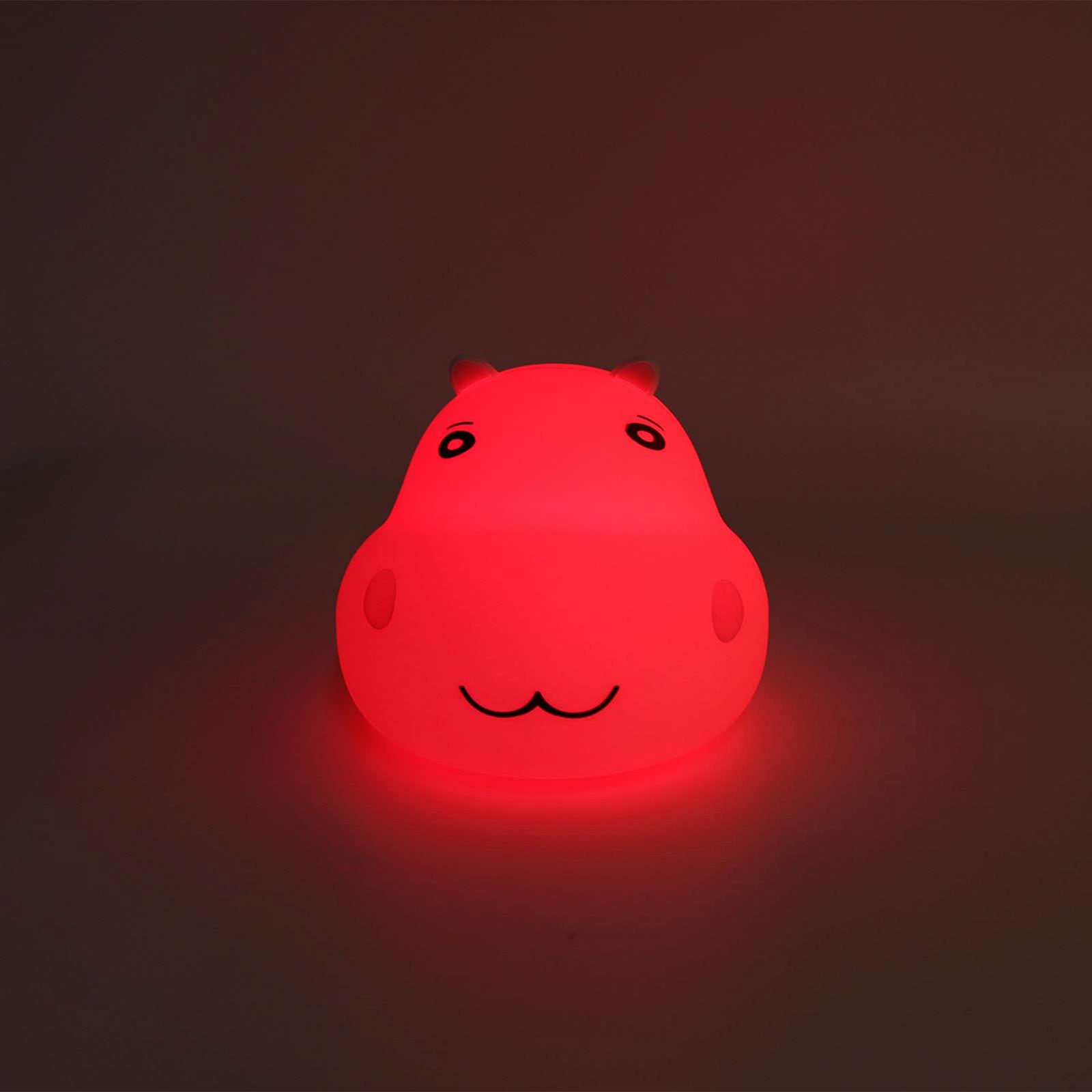 Ночник Fdit с постукиванием 8 LED ABS USB 2000MAH силиконовый детский ночник, фото №7