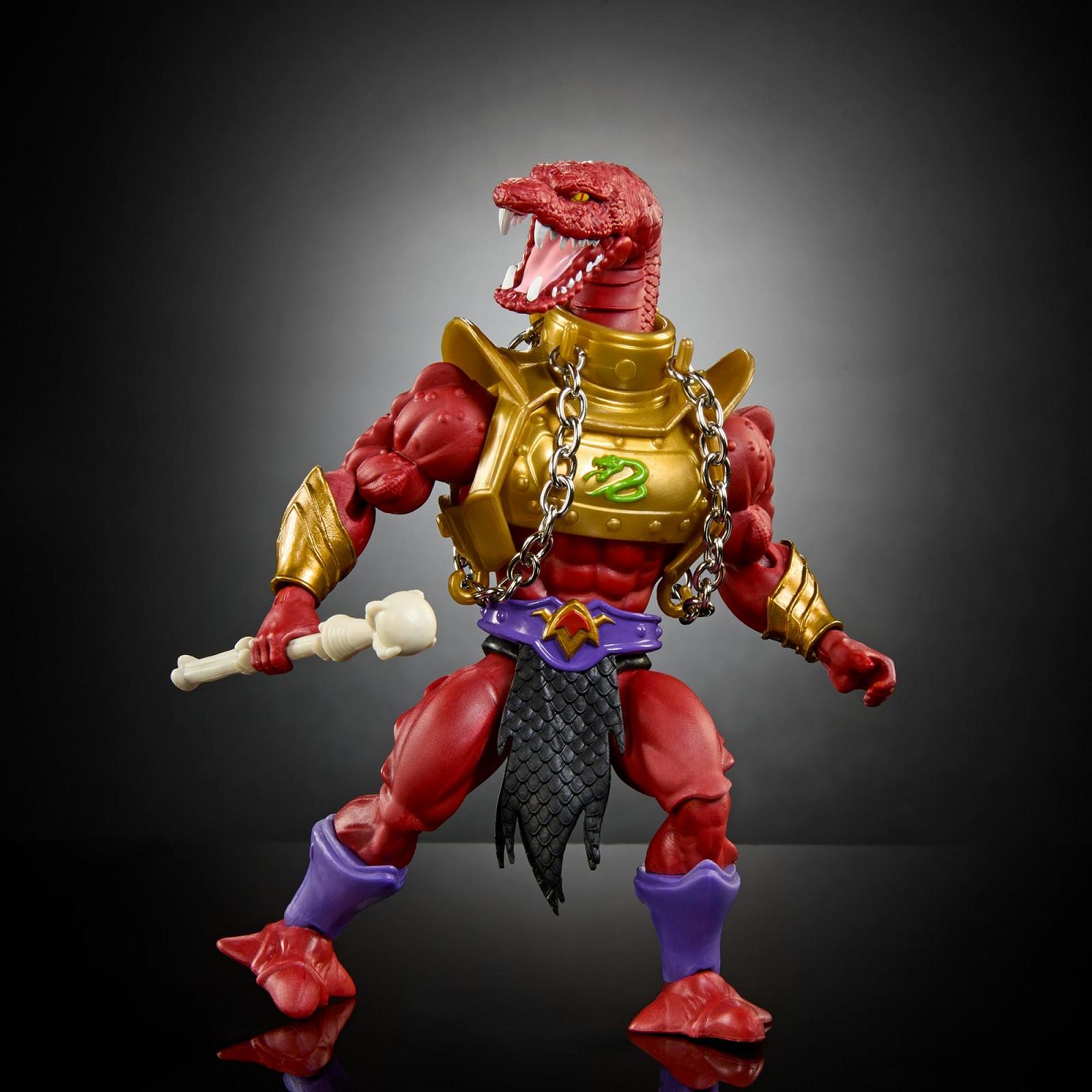 Фігурка Vypor Masters of the Universe Origins HYD42, 14 см, лиходій Motu зі зміїного народу, 16 рухомих з'єднань та аксесуари, фото №4
