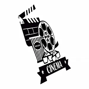 Наклейка на стіну NOLITOY Кіно Самоклеюча ПВХ - Фото 1