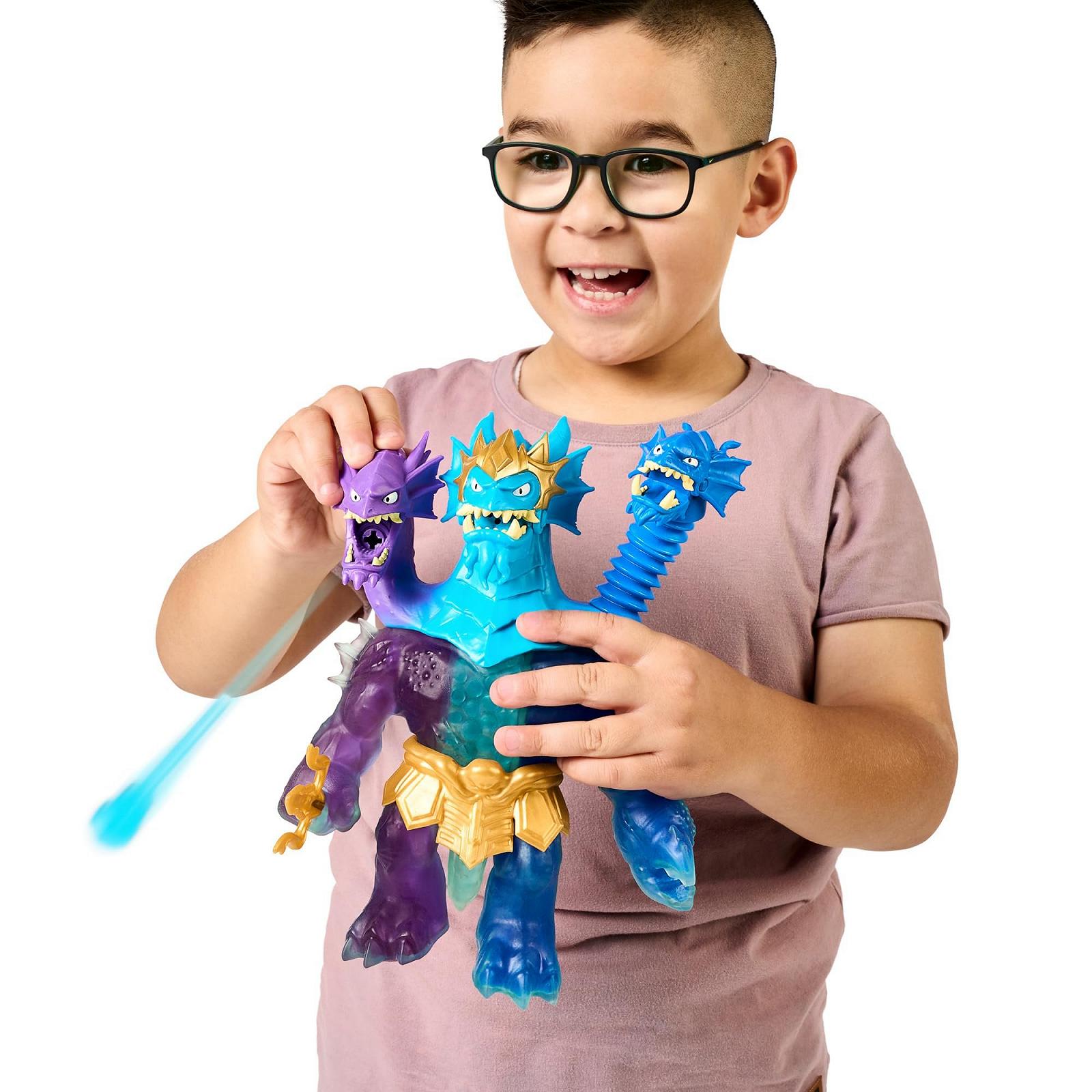 Фігурка Heroes of Goo Jit Zu Deep GOO Sea King Hydra з потрійною силою слизу, 3 головами, світловими та звуковими ефектами, фото №9