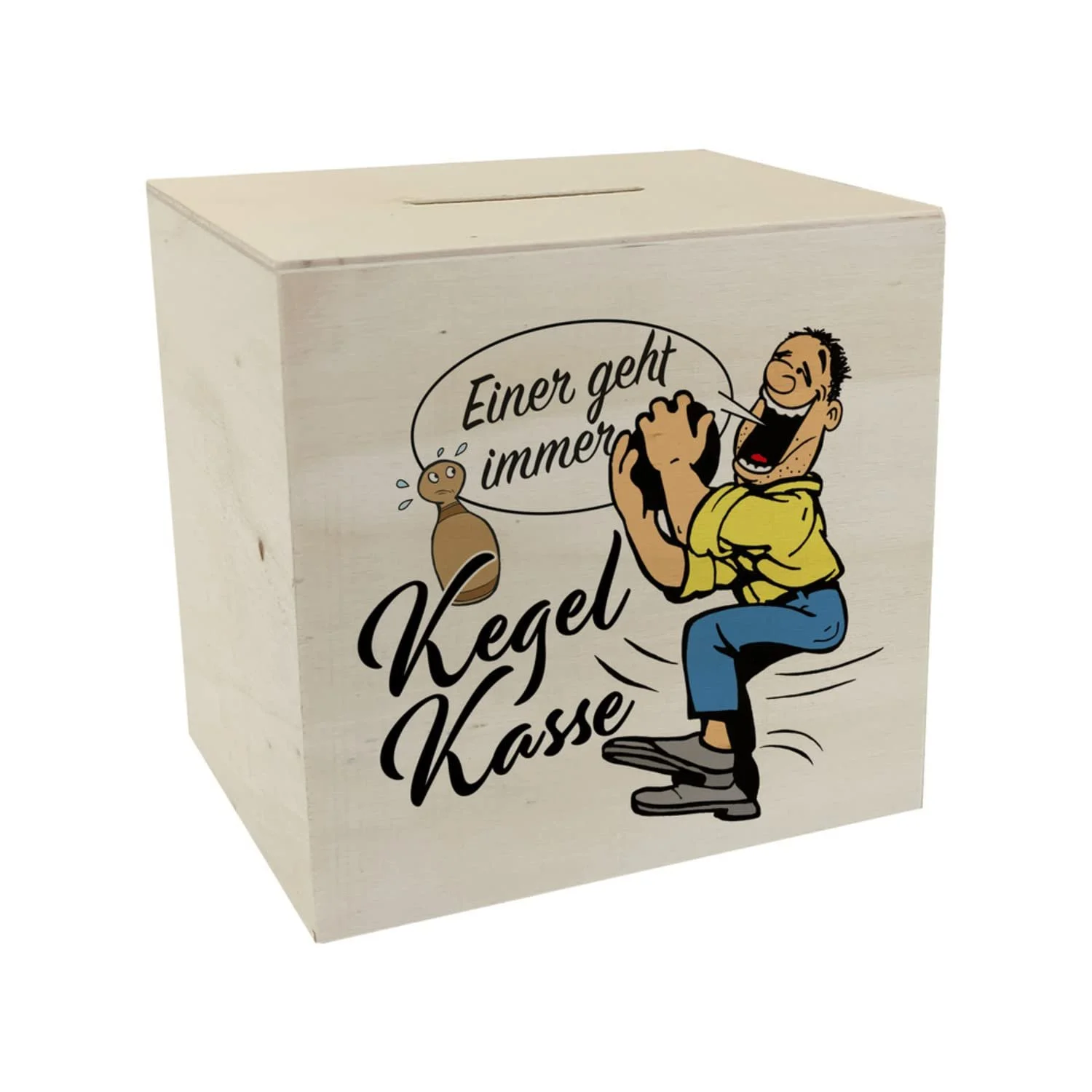 Скарбничка Kegelkasse One Goes Always Wood Skittle Player, фото №1
