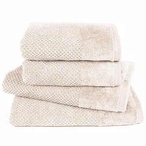 Набір рушників 4-Piece 100% бавовна Zero Twist 400 г/м² OEKO-TEX Cream 4 шт. - Фото 1