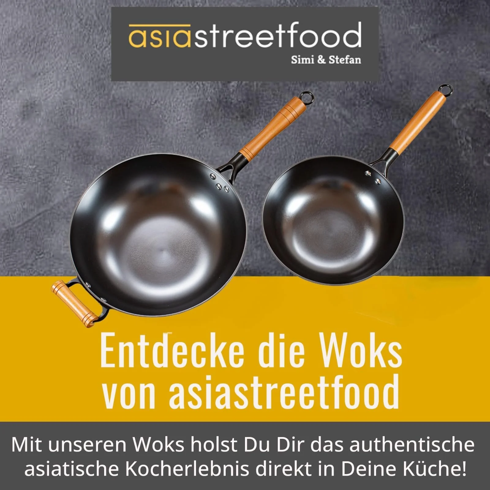 Сковорода-Вок asiastreetfood The Perfect диаметр 26 см, прочная углеродистая сталь, с плоским основанием, деревянной ручкой, подходит для газовых., фото №6 Сковорода-Вок asiastreetfood The Perfect диаметр 26 см, прочная углеродистая сталь, с плоским основанием, деревянной ручкой, подходит для газовых., фото №6