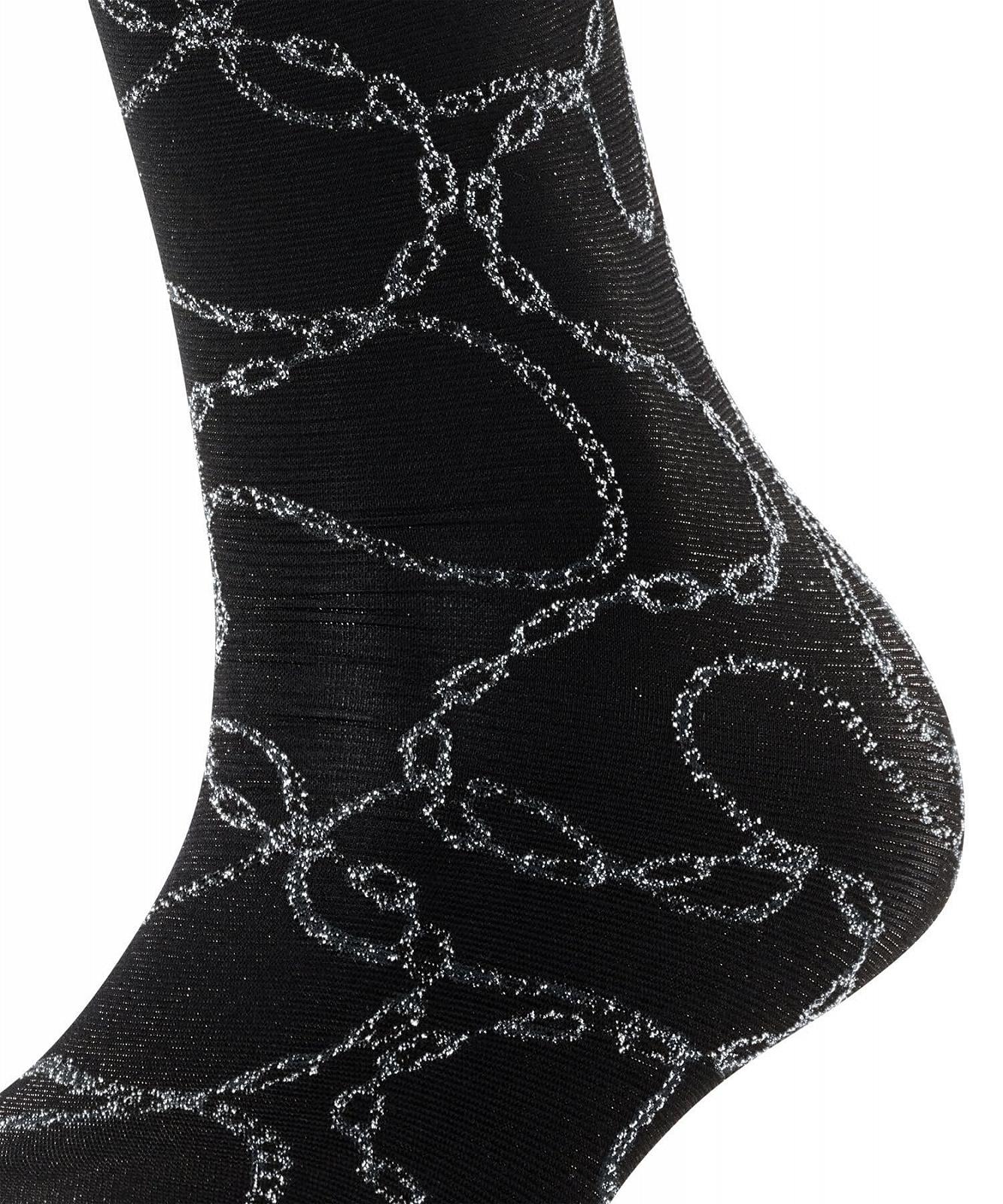 Гольфы FALKE Silk Smooth 40 Den Полупрозрачные Блестящие Прочные Комфортная резинка без давления с усиленным носком Тонкий мягкий материал 1 пара, фото №4