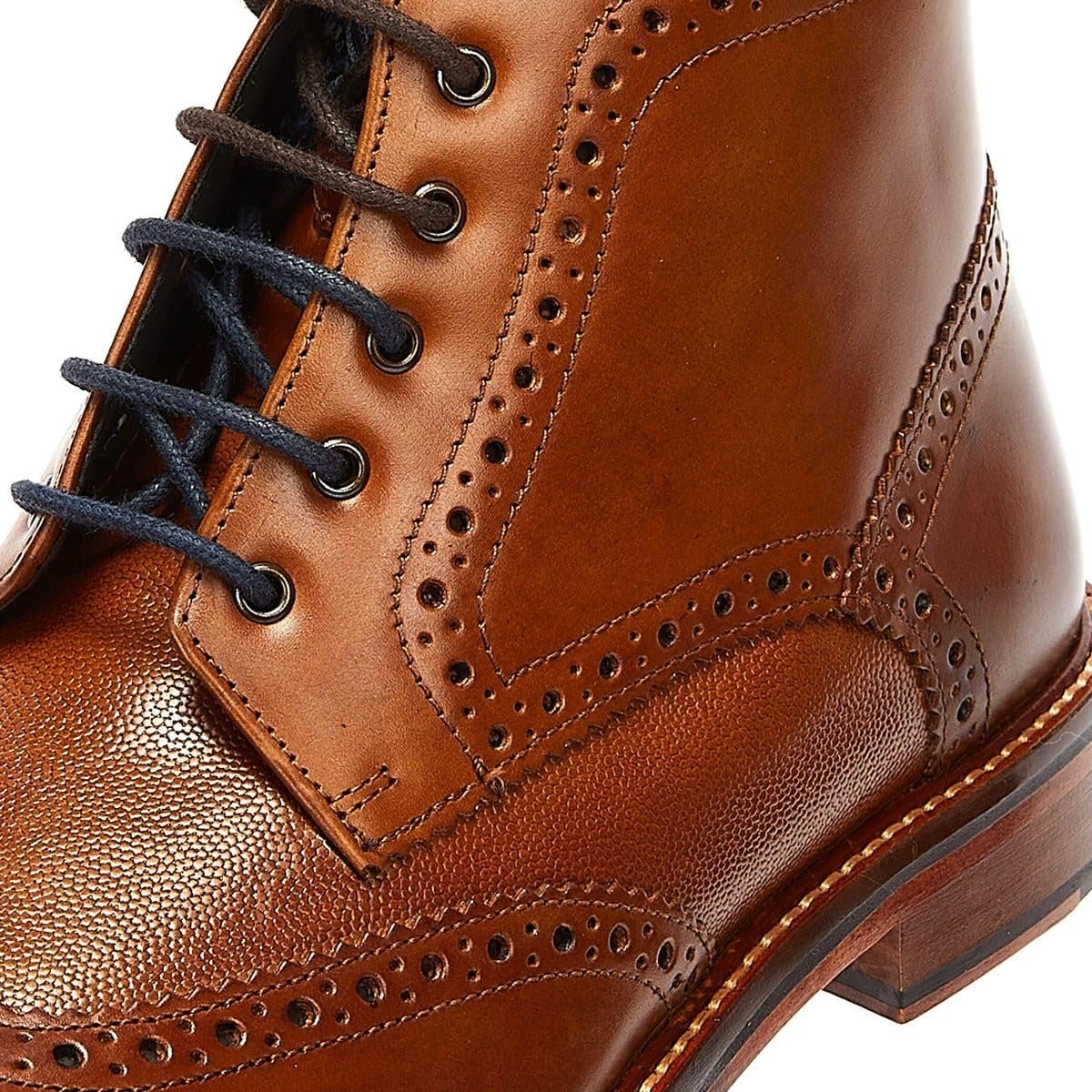 Ботинки Ben Sherman Alfred Brogue Коричневые Кожаные Мужские, фото №8
