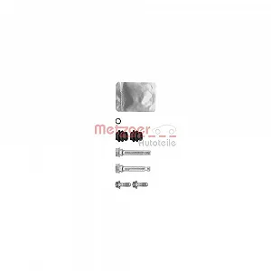 Ремкомплект направляючих гальмівного супорта METZGER 113-1494X передня вісь - Фото 1