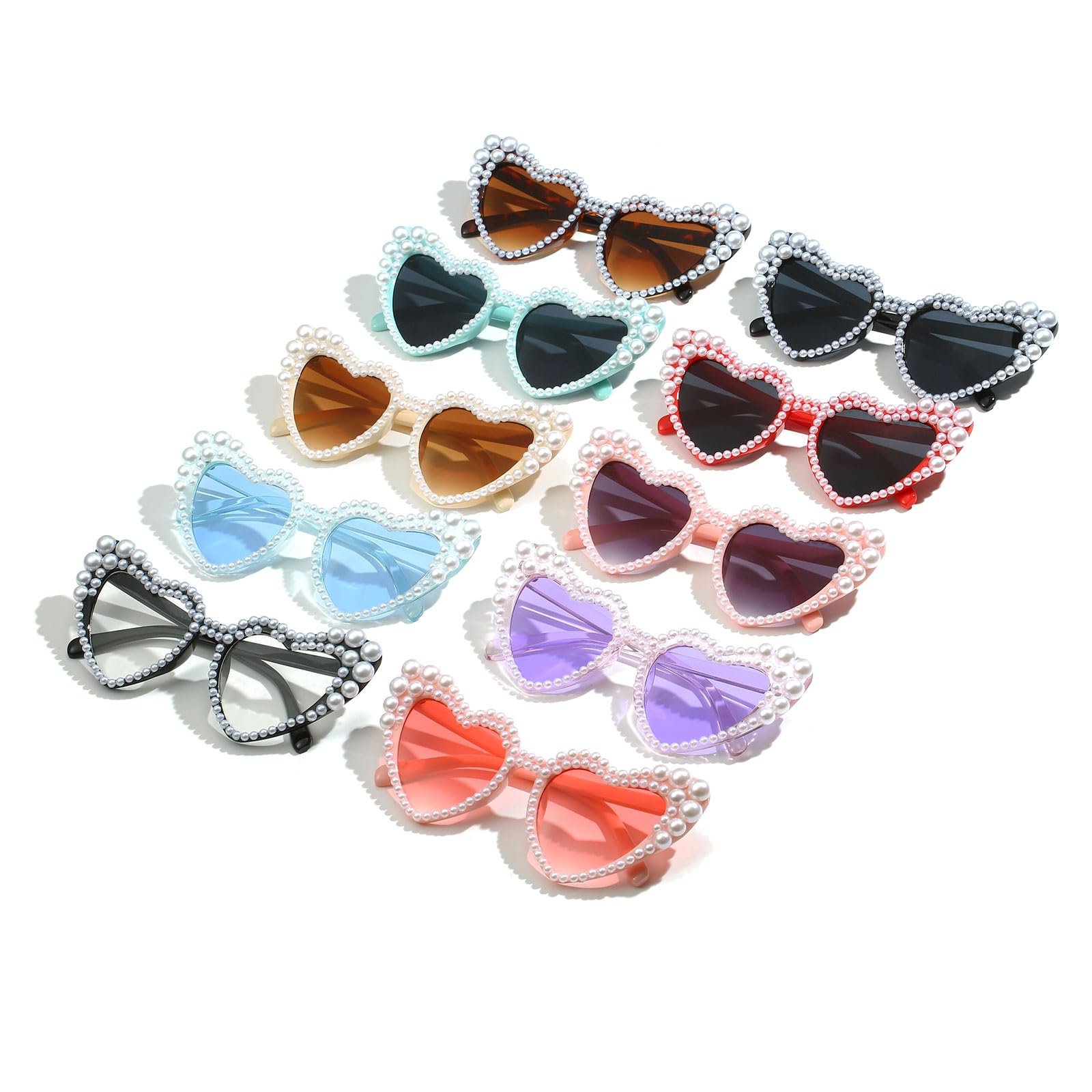 Сонцезахисні Окуляри Серце LJCZKA Ретро Намистини Перли UV Захист, фото №6 Сонцезахисні Окуляри Серце LJCZKA Ретро Намистини Перли UV Захист, фото №6