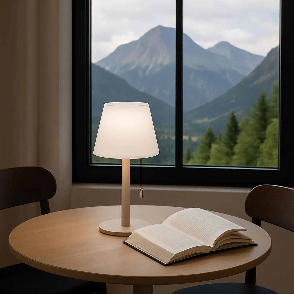 Настільна лампа Luxus Billy H30 x Ø12 LED Акумуляторна Gold, фото №3