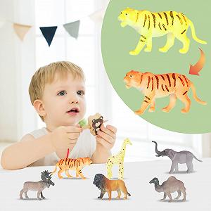 Игрушки для ванны Badetiere, 6 шт, изменяющие цвет - Фото 1