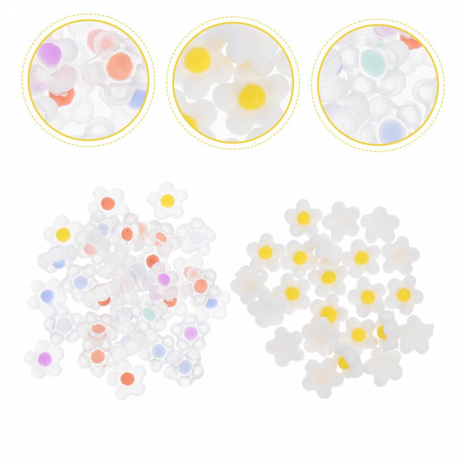 Прикраса для нігтів Квіти Beavorty 200шт смола, фото №2