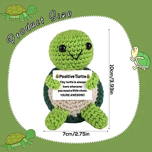 Черепаха TOYMIS Positive Turtle Mini Knitted Turtle Turtle Crochet Positive Crochet Animals Knitting Doll Positive Crochet Turtle Мотивационный Подарок Украшение (Зелёный) цена на synthetic.ua - Фото 1 Черепаха TOYMIS Positive Turtle Mini Knitted Turtle Turtle Crochet Positive Crochet Animals Knitting Doll Positive Crochet Turtle Мотивационный Подарок Украшение (Зелёный) synthetic.ua - Фото 1