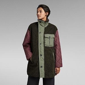 Жіноча куртка G‑Star Teddy Mix Jacket Oversized - S - Фото 1