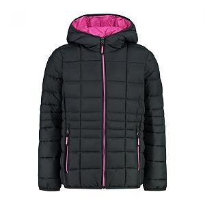 Куртка CMP Kid G Jacket FIX Hood Antracite-Festival - Фото 1