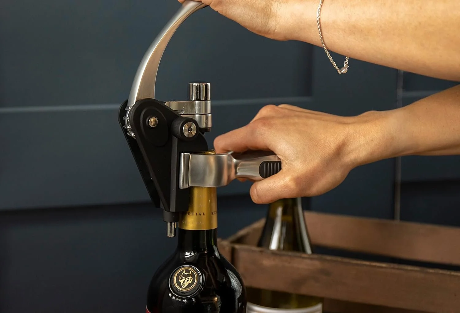 Штопор Bar Craft Connoisseur с рычагом, фото №9