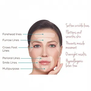 Пластыри для лица Skinremide, для разглаживания морщин, 165 прозрачных пластырей. synthetic.ua - Фото 1