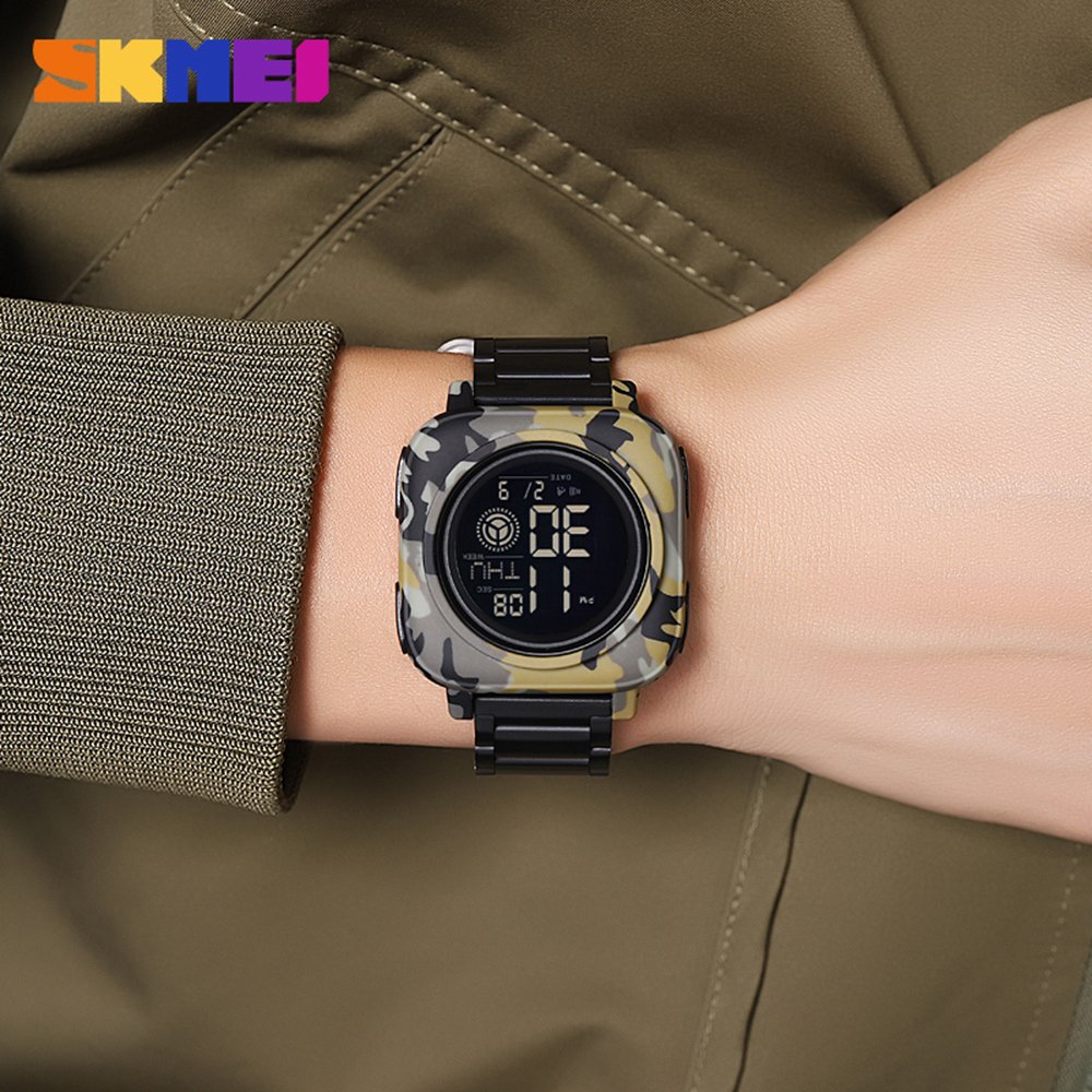 Годинник Skmei 2131 Camo Green, фото №4