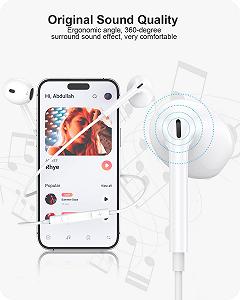 Наушники In-Ear 2 Pack 3.5 мм проводные, HiFi стерео с микрофоном и управлением громкостью для iPhone, Samsung Galaxy, Android, Xiaomi, смартфонов, ноутбуков, MP3/MP4 плееров и др. synthetic.ua - Фото 1