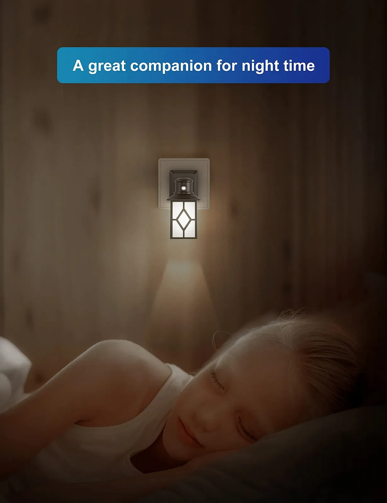 Світильник Emeritpro LED Нічник З Twilight Sensor 2 рівні яскравості 30LM/60LM 5000K Cool White Винтажний стиль Упаковка 2, фото №7