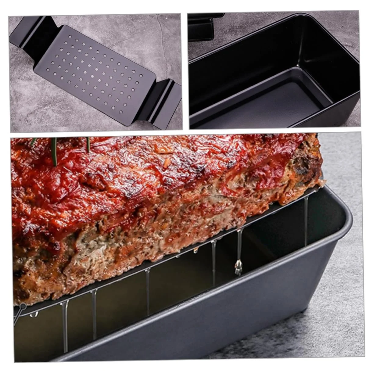 Форма для выпечки хлеба Luxshiny Carbon Steel антипригарная углеродистая сталь большая, фото №4