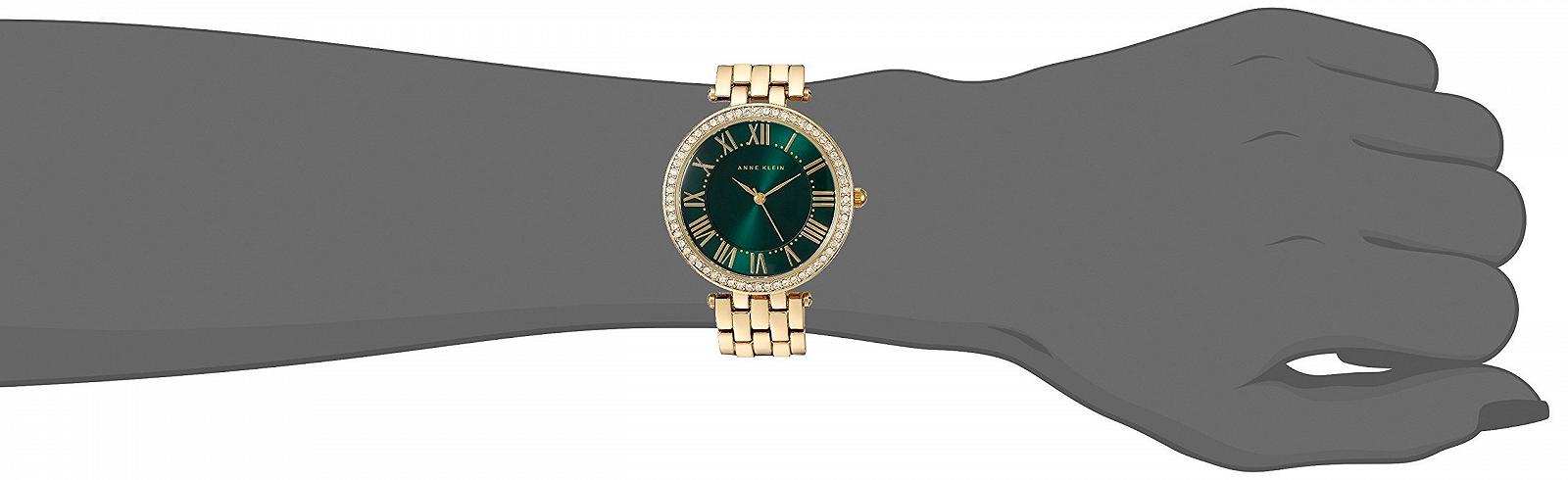 Жіночий Годинник Anne Klein Premium Crystal Accent AK/2230GNGB Золотий, фото №4
