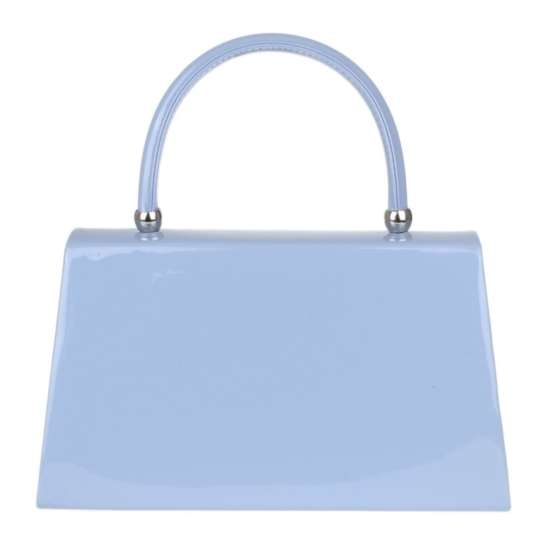 Клатч Girly Handbags лакований, маленька тверда сумочка для жінок, фото №3