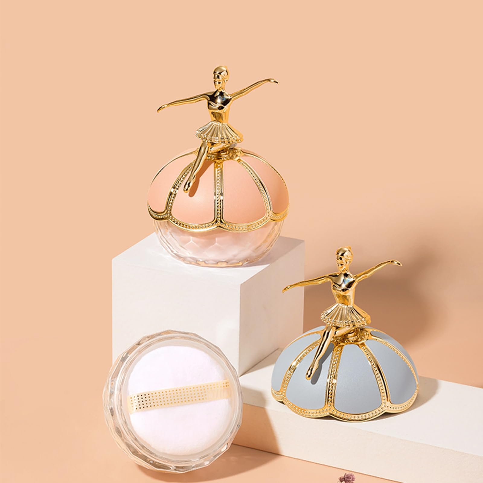 Пудра рассыпчатая Folpus для лица Ballet Statue Finishing Powder 01, фото №4
