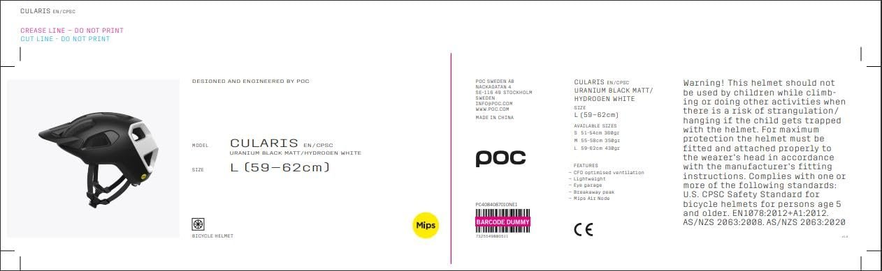 Велосипедный шлем POC Cularis, для горных велосипедов, с защитой MIPS, фото №5