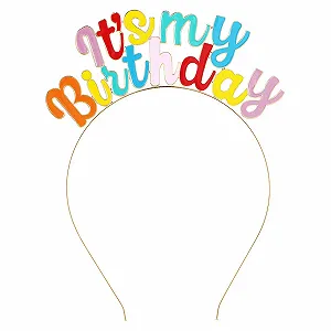 Обруч для волосся Жіночий Кольоровий Блискучий - Фото 1