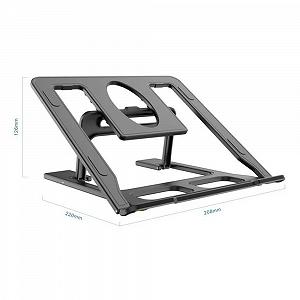 Подставка для ноутбука, Эргономичная подставка для ноутбука, складная и регулируемая для стола synthetic.ua - Фото 1