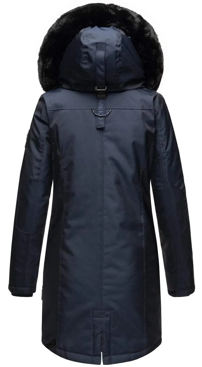 Жіноча зимова куртка Navahoo Парка B845 з підкладкою зі штучного хутра, фото №4