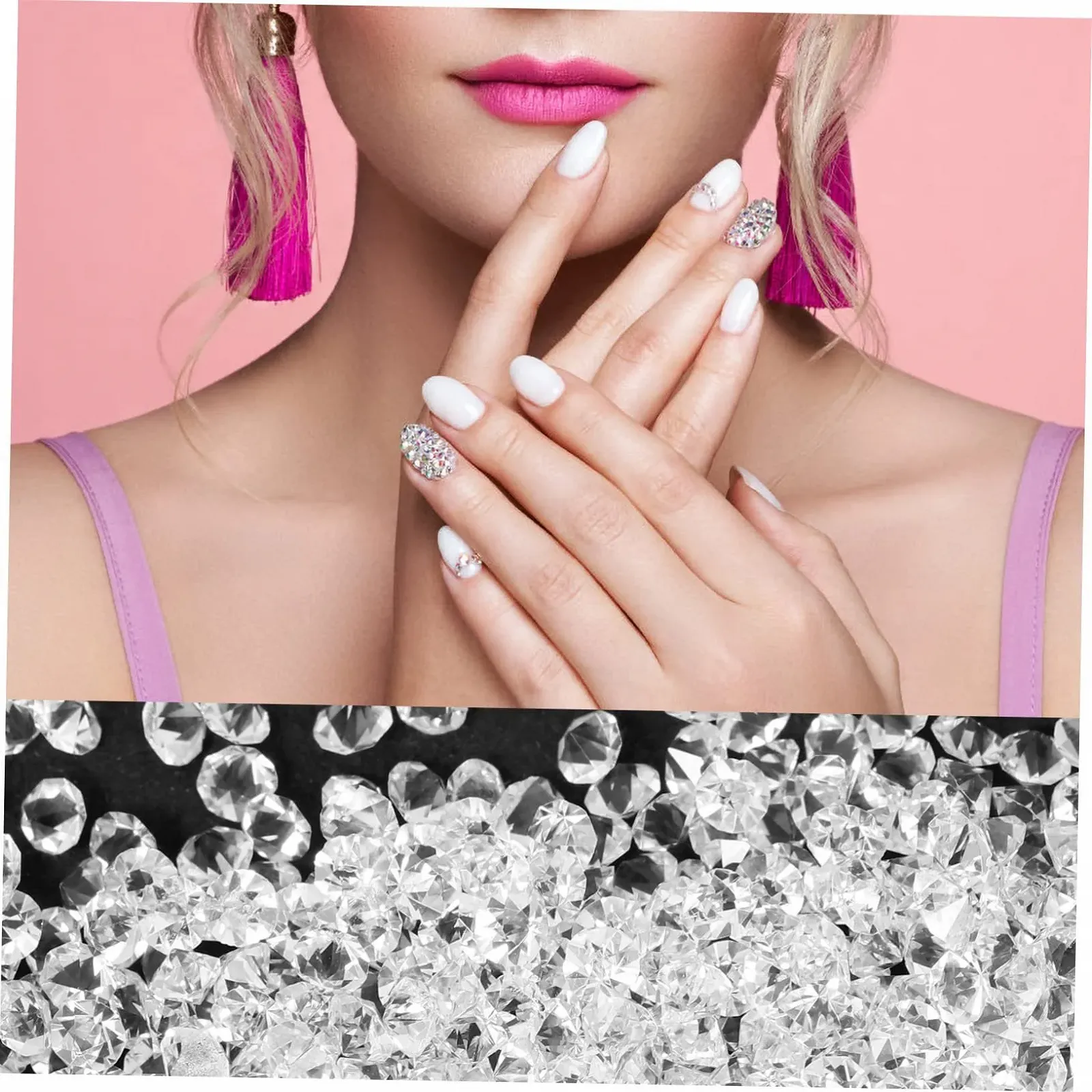 Аксесуари для нігтів minkissy, 25 шт, скляні, прозорі, для творчого манікюру, для нігтьової студії та дому, унікальні для особистого стилю, фото №5 Аксесуари для нігтів minkissy, 25 шт, скляні, прозорі, для творчого манікюру, для нігтьової студії та дому, унікальні для особистого стилю, фото №5