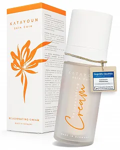 Денний крем для обличчя Hyaluronic Cream Face Vegan Антивіковий з органічною трояндовою водою, бакучіолом та екстрактом куркуми - Фото 1