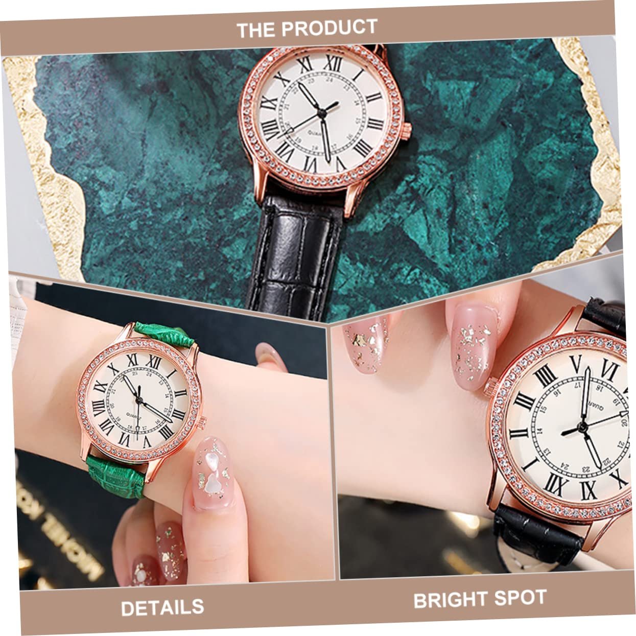 Жіночий годинник LIFKOME Кварцовий Чорний, фото №6