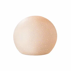 Настільна лампа GILDE Dot City порцелянова сферична біла - Фото 1