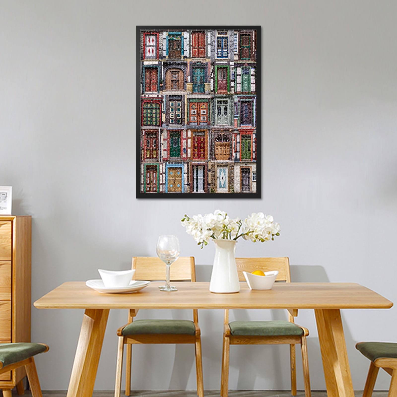 Пазл Colourful Doors and Windows 1000 деталей 70 x 50 cm, фото №5