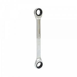 Ключ кільцевий двосторонній з тріскачкою KS TOOLS 503.4507-E E10 x E12 synthetic.ua - Фото 1