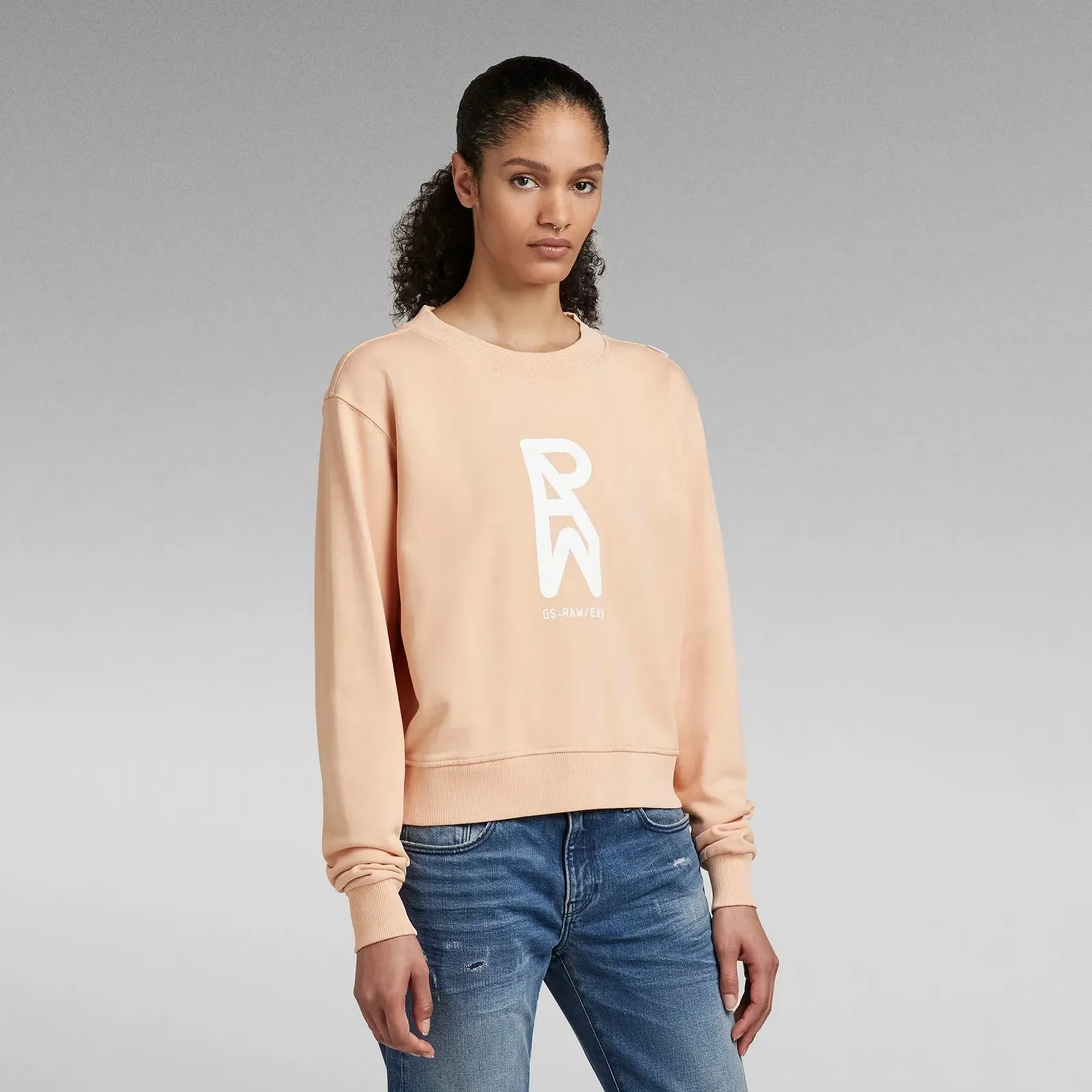 Женский свитер G-Star RAW Graphic Raw Crew Sweater - S, фото №2 Женский свитер G-Star RAW Graphic Raw Crew Sweater - S, фото №2